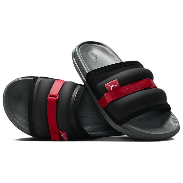 Шлепанцы Air Jordan Super Play Slide 'Черный Огненно-красный' DM1683-060
