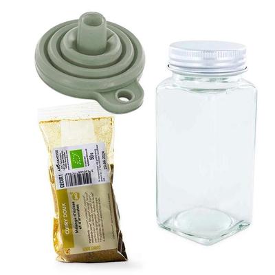 Бутылка для специй + воронка + мягкий карри 50 г