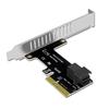 PCI E To SFF-8643 Riser Card PCI-EX4/X8/X16 PCIE X4 To SFF8643 Expansion Card Solid State Drive Adapter