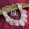 Rose Quartz Handmade Latest Design Jewelry Necklace, 925 Solid Sterling Silver Gemstone Necklace, Gift For Mother