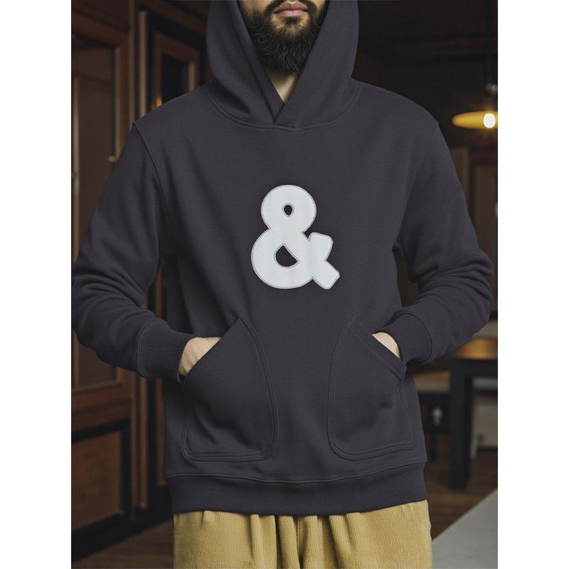 American Retro Heavy-Duty Washed 520g Heavyweight Sweatshirt for Men, Winter Fleece-Lined Thickened Foreign Trade Men's Casual Jacket
