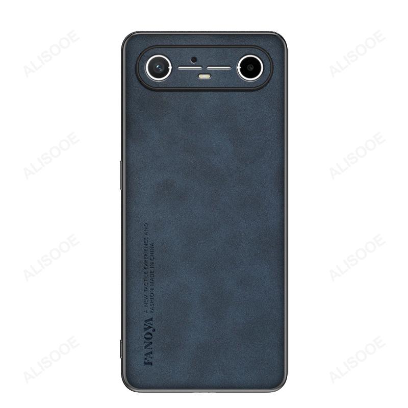 Матовый чехол из ПУ-кожи для для Tecno Spark Slim 4G Чехол для Tecno Pova Slim 5G Крышка Матовый пластик Полная защита Задняя крышка