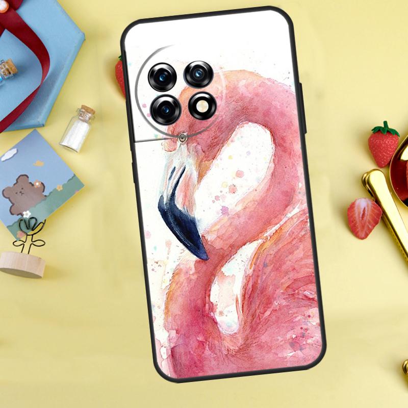 Pink Red Flamingo Case For OnePlus Nord 5 CE 2 3 4 Lite N20 N30 OnePlus 15 12R 13R 13 12 11 10 10T 13T Cover
