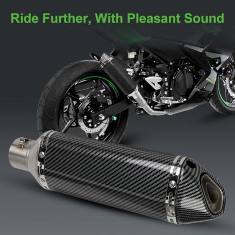 Глушитель выхлопной системы для мотоцикла, совместимый с моделями Kawasaki Ninja 400 Z400 2018-2023, высокопроизводительный, легкая конструкция, улучш