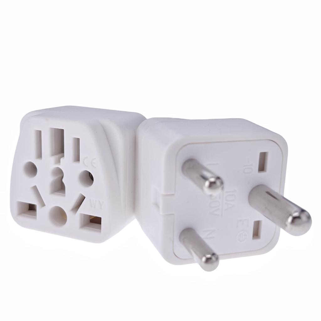 Small South Africa Plug Type D Adapter India 3 Pins Conversion Power Plug Adapter Travel Convert China AUS Charge