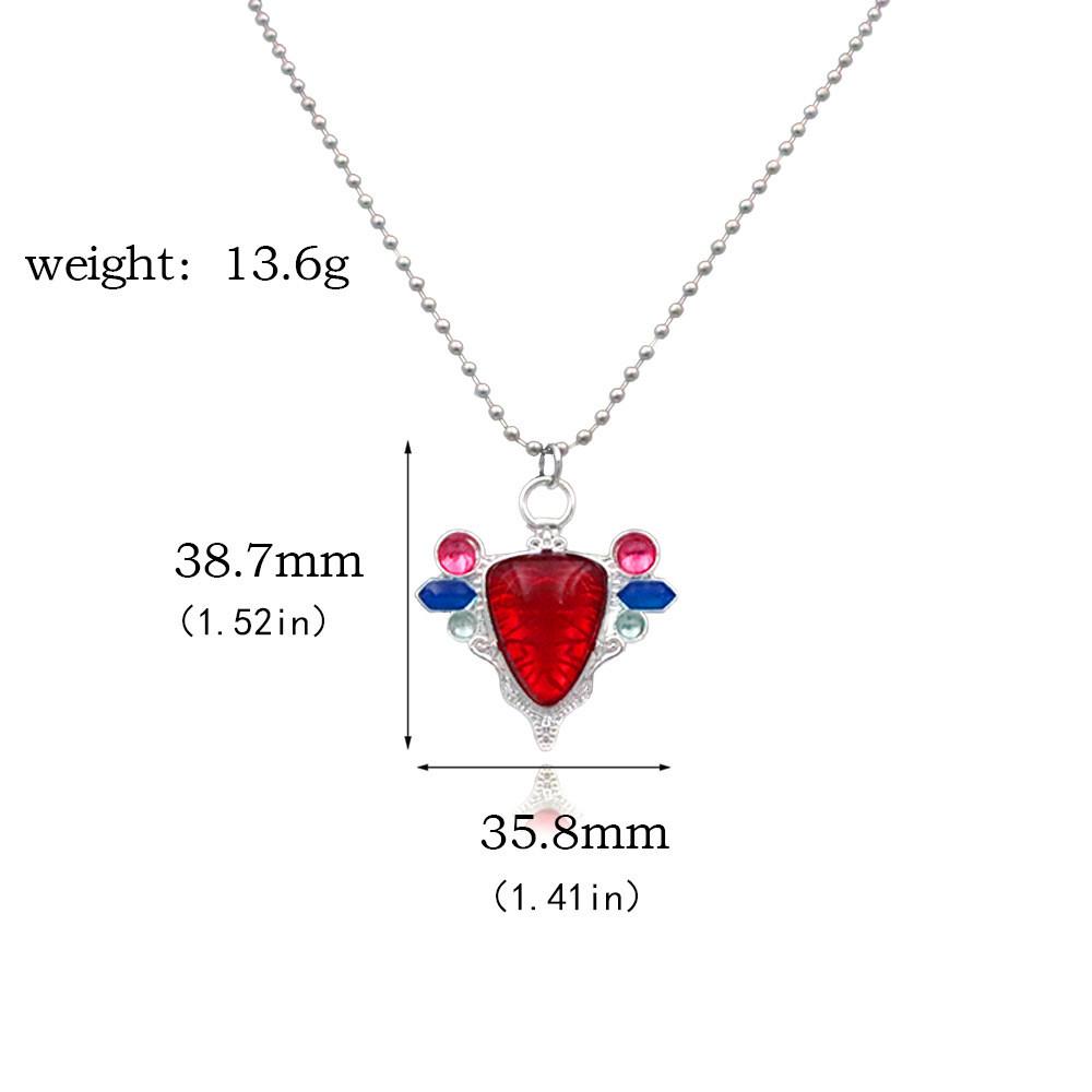 Jojos Bizarre Adventure Red Stone Of Aja Necklace For Anime Cosplayers And Fans