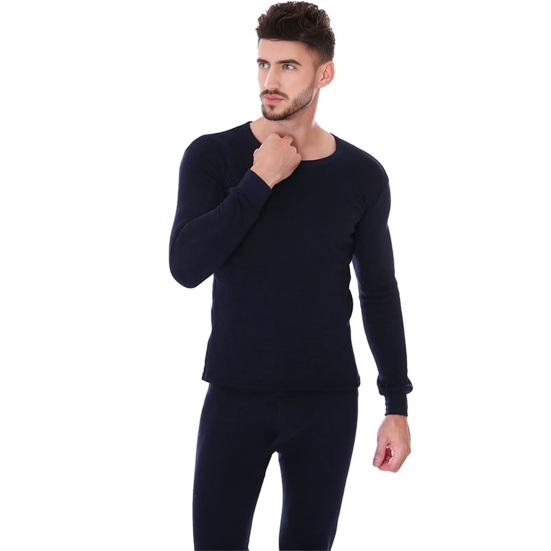 Thermal Underwear for Men Fleece Lined Long Johns Top And Bottom Set Casual Cold Weather Base Layer Set