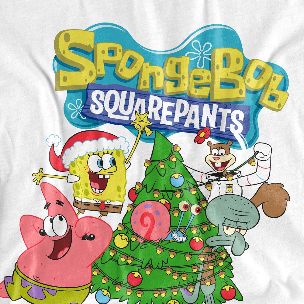 SpongeBob SquarePants Mens Christmas Tree T-Shirt