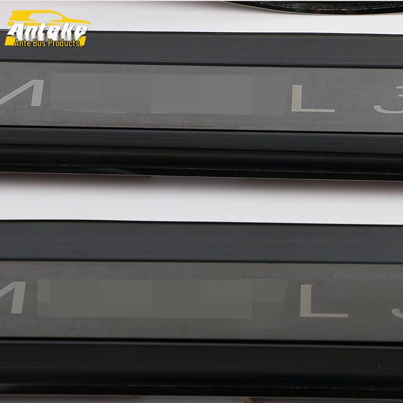 Model 3 Sill and Bumper Trim Kit for 2019 - Welcome Pedal Bright Strip
