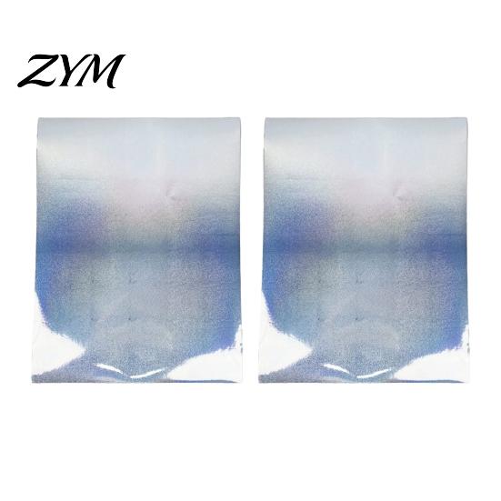 Self Adhesive Laminating Paper 2PCS Holographic Film, with Rainbow Shimmering Effect, Waterproof Sheets Scratch-Proof Precoated for Cards And