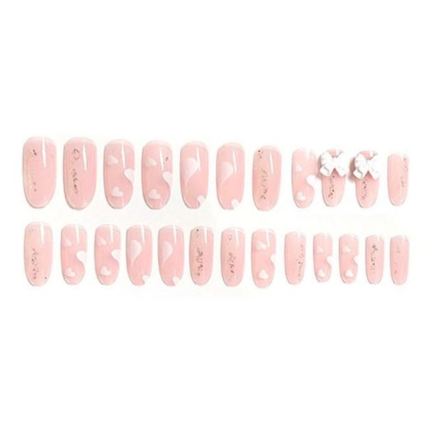 Market Sensibility Crystal Ice Transparent Nail Tips, 3 Pieces, Type 7