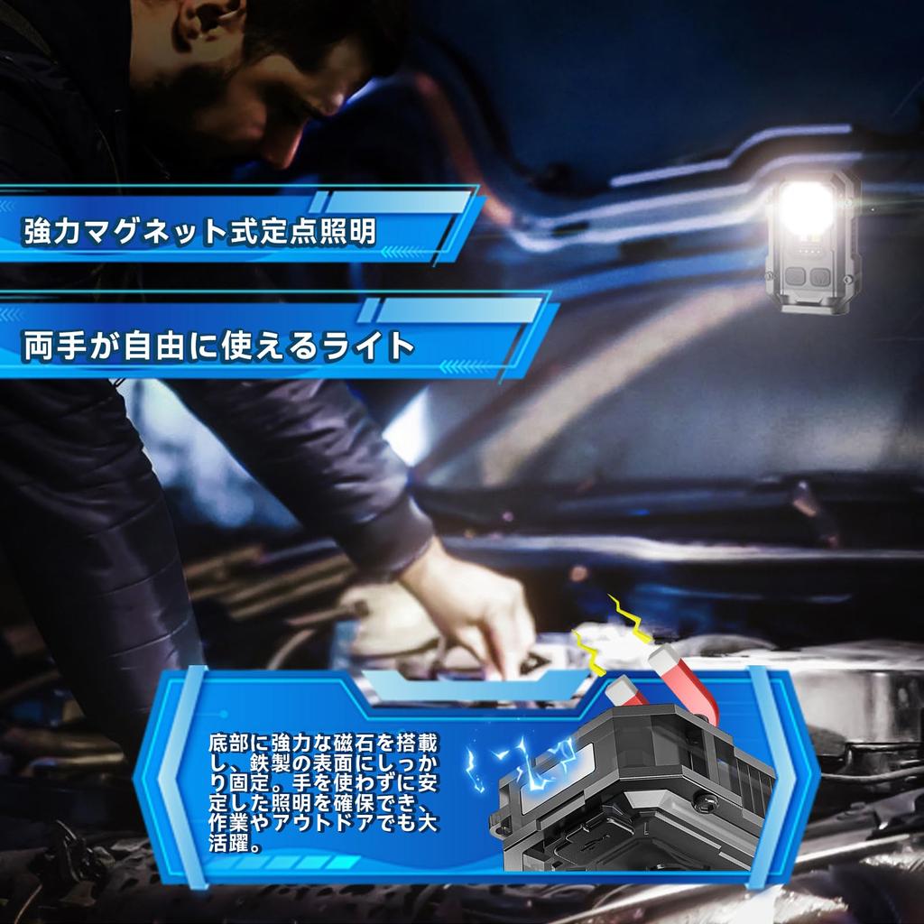 DotJoy Mini Pocket Flashlight with 1000 Lumens 800mAh, (Black)