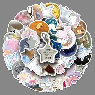 50 Звезд Стиль Инс Граффити Наклейки Креативные Корейские Маленькие Свежие Декоративные Наклейки для Ноутбука Планшета DIY