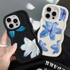 Мягкий чехол-бампер с мультяшным цветочным узором для iPhone 17 Air 13 14 11 16 Pro Max 15 Plus 8 XR 12