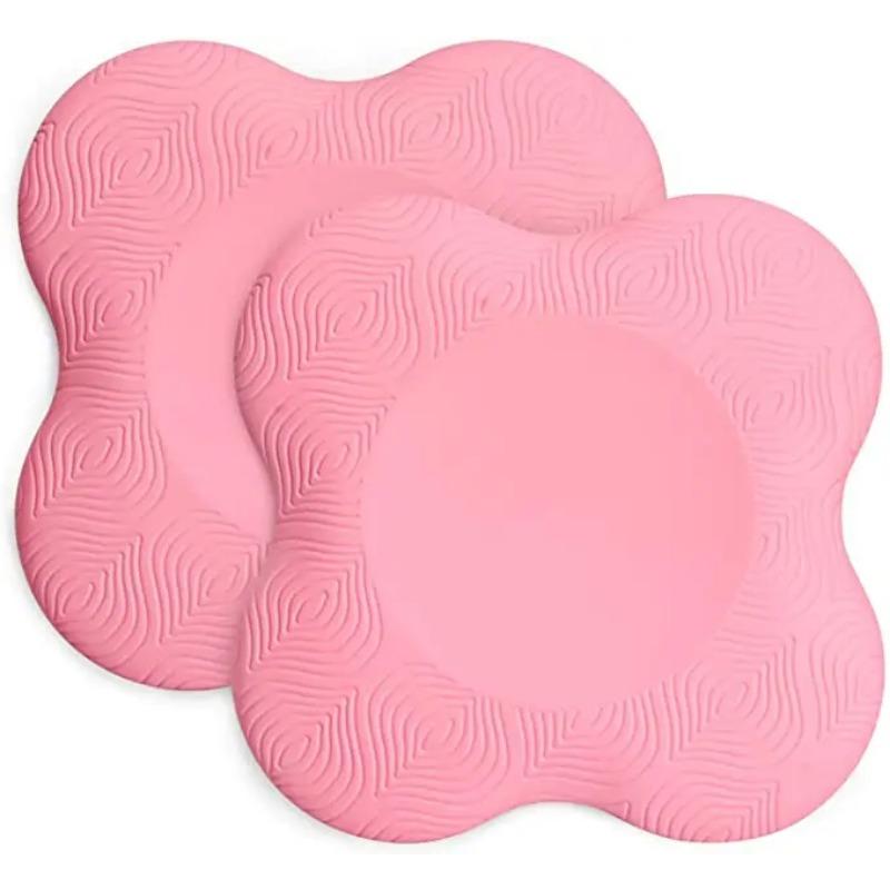2pcs Yoga Portable Knee Pads Cushion Extra Thick for Knees Elbows Wrist Hands Head Foam Yoga Pilates Work Out Kneeling Pad