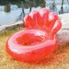 Pool Swimming Ring for Adults Shell Shaped Pool Float Raft Inflatable Swim Float Tube Ring for Summer Beach Party Water Fun