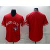2026 Toronto Blue Jays 27 Baseball Jersey Unisex Short Sleeve Button-Up Shirt V-Neck Breathable Cotton