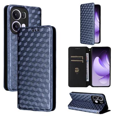 Для OPPO Reno 13 Pro 5G стереоскопические линии флип кожаный кошелек кожа PU чехол кошелек для OPPO Reno13 Pro 5G 3D магнитный чехол для телефона