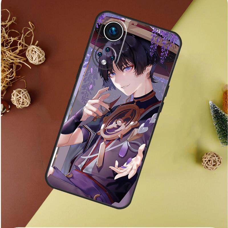 Scaramouche Genshin Impact Case For Honor X9b X9a X8a X8b X9c X8 X9 50 70 90 Lite Honor 200 Lite Magic 7 5 6 Pro Cover
