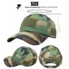Outdoor Tactical Baseball Cap Men's Summer Camouflage Brim Hat Mountaineering Sun Protection Fishing Hat Velcro Mesh Hat