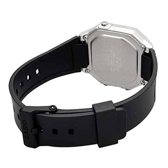 Casio Стандартные W-217HM-7B Часы Мужские Женские Дети Мальчики Девочки Дешевые Chipkashi Цифровые Дата Серебристый Черный Зарубежная Модель