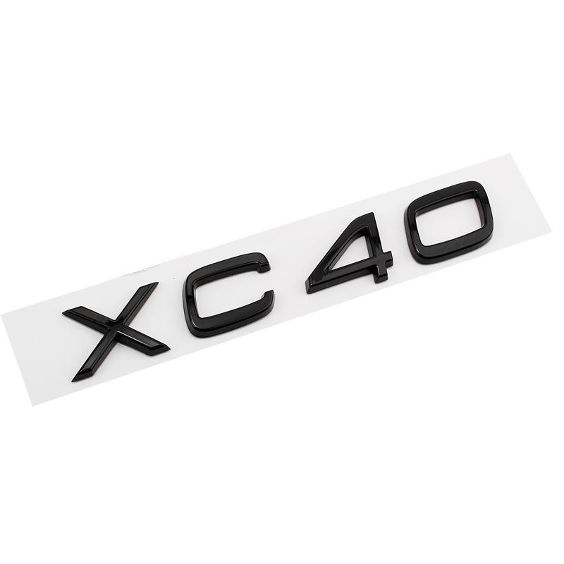 Car 3D ABS Chrome Decal Sticker For Volvo XC40 XC60 XC90 Car Rear Trunk Letters Logo Replace Badge Emblem Stickers Accessories