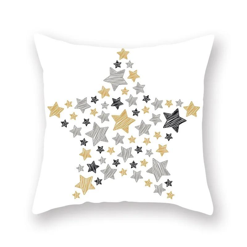 Геометрическая квадратная наволочка для украшения интерьера офиса гостиной дома наволочка