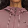 Under Armour Толстовка с капюшоном на молнии, удобная спортивная повседневная флисовая куртка с длинным рукавом, женские куртки 1378850-651