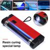 Resin Curing Special Lamp UV Lamp Curing Resin Glue Special Set Tool Car Front Windshield Glass Crack Repair Tool