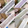 30 шт. Разного размера короткие накладные ногти, наклейки "кошачий глаз", носимые искусственные ногти, полное покрытие, типсы для ногтей, арт
