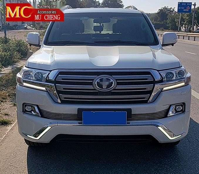 Toyota Land Cruiser 2016-2021 Комплект обвеса переднего и заднего для LC200 Модификация бампера