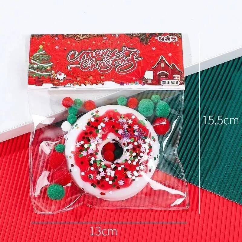 Christmas Cat Paw Squishy Fidget Toy Cute Slow Rebound Stress Relief Toy Pinch Decompression 2025 Xmas Gift Cat Claw Squeeze Toy