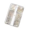 1Box Nail Ornament Portable Easy To Remove Universal Beautiful Shell Pieces for Home