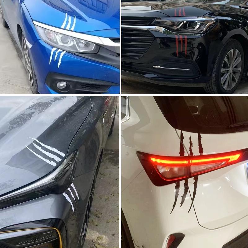 Автомобильная лампа Vinly Monster Claw Marks Dinosaur Raptor наклейка для BMW E46 E90 Mercedes Benz аксессуары Ford Focus Mk2 Peugeot 307 3