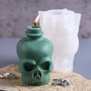 3D Skull Silicone Candle Mold DIY Mexican Day Dark Aromath Candles Soap Molds Plaster Resin Craft Gift Making Halloween Decor