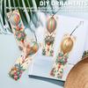 8Pcs Diamond Painting Art Bookmarks Colored Patterns DIY Diamond Painting Bookmark with Crystal Pendants for Reading Enthusiasts