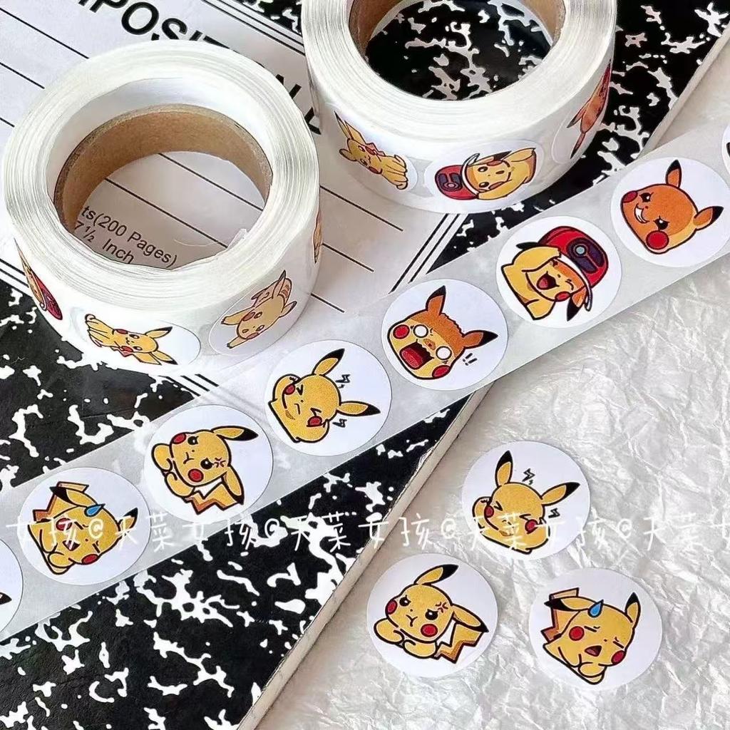 500 шт. Аниме Наклейки Милый Пикачу Мультяшные Граффити Наклейки DIY Декор для Ноутбука Телефона Подарок Детям Награда Игрушка Наклейка