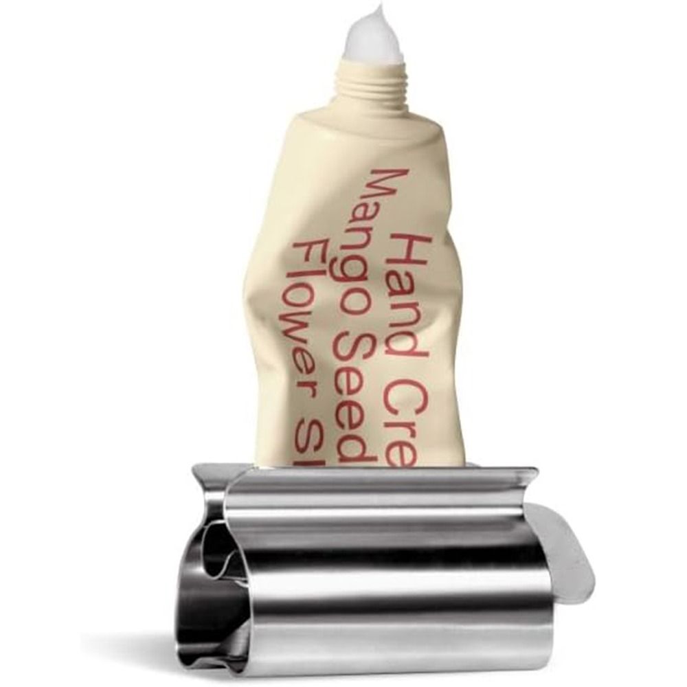 Stainless Steel Toothpaste Tube Wringer Practical Seat Holder Stand Toothpaste Squeezer Children