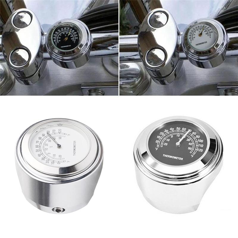 22-25mm Motorcycle Watch Thermometer Temp Gauge Waterproof Moto Styling Accessories Moto Handlebar