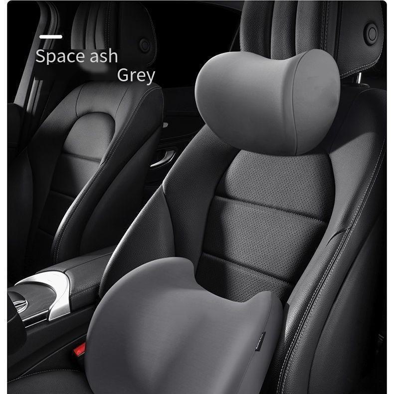 Подушка для поясничной поддержки подголовника автомобиля из пеноматериала с эффектом памяти - универсальная автомобильная подушка для поддержки плеч и шеи