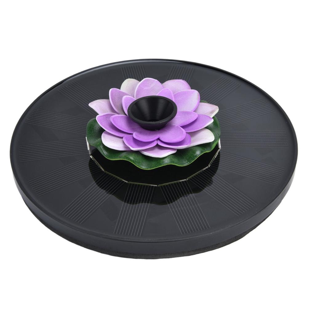 Солнечный фонтан Лотос Водяной насос Плавающий Мини Солнечный фонтан для птичьих поилок Садовый пруд Бассейн Открытый