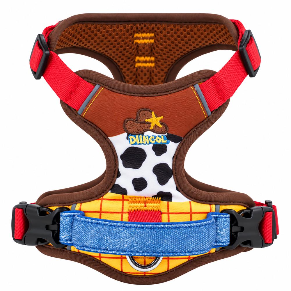 Denim Style Adjustable Breathable Dog Chest Strap and Leash Suitable for Pet Travel Equipment for Small and Medium-sized Dogs