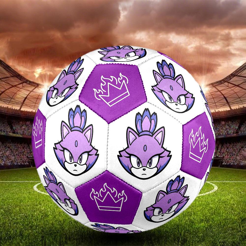 1pc Sonic the Hedgehog Soccer Ball Size 5 Indoor Soccer Ball Fashion Colorful Backyard Game - Great For Sports Fans Gift HE49