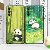 Милый Мультяшный Панда Мягкий Чехол для Телефона для Samsung A17 A37 A57 A16 A26 A36 A56 A15 A25 A35 A55 A14 A24 A34 A54 A13 A23 A33 A53 A52 A