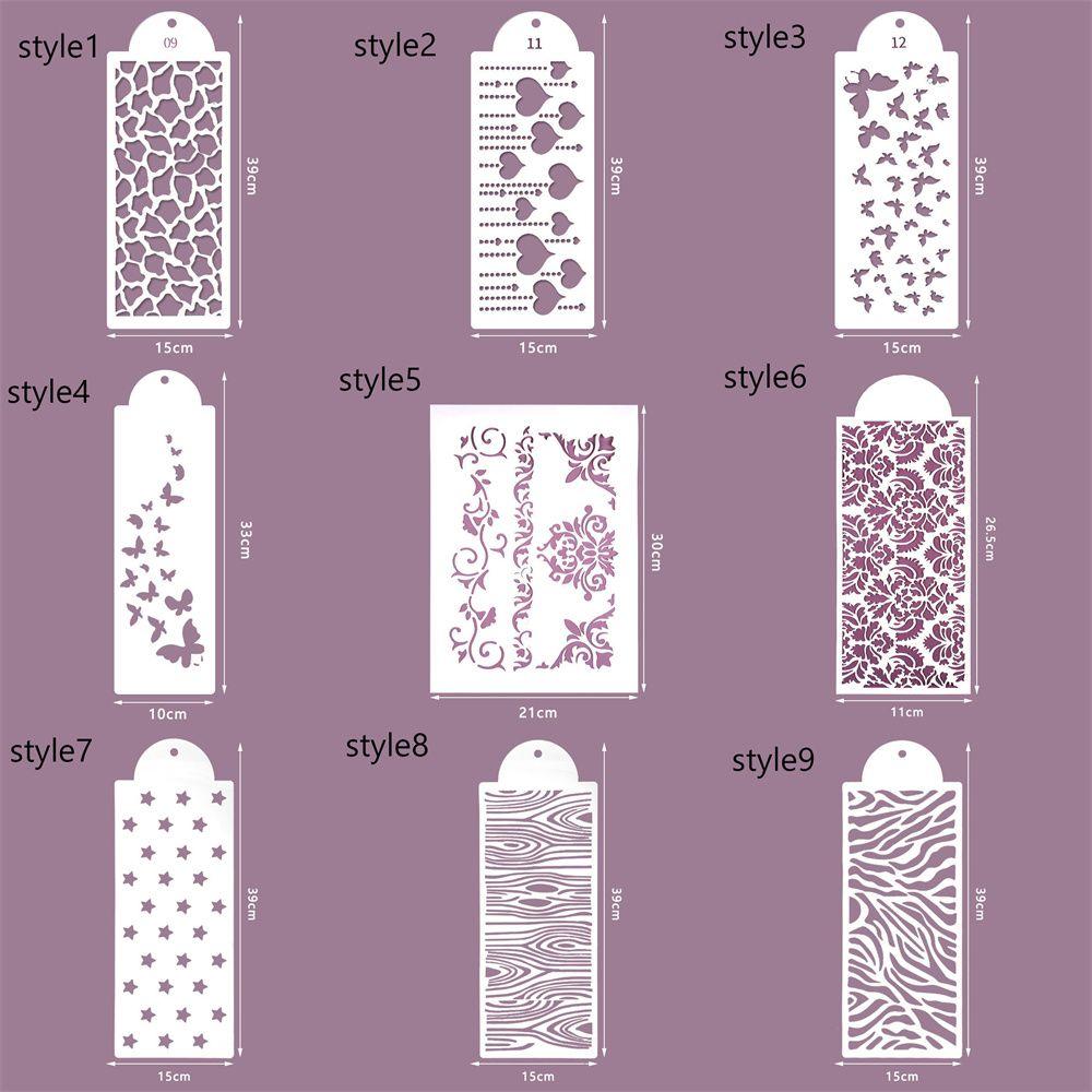 Трафареты, инструменты для выпечки помадки, сетка для торта, трафарет для тиснения, украшения торта, трафареты, распылительная форма