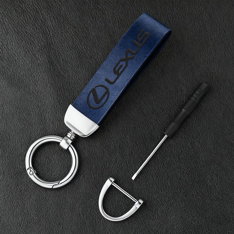 2026 Hot Interior Stickers Car Emblem Keychain Leather Keyring Pendant Gift For Lexus RX300 IS200 IS250 ES350 Ct200h UX250h NX30