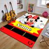 Custom Minnie Mat Personalized Name, Polyester Washable Indoor Entryway Rug, Gift for Christmas, Easter, Thanksgiving Day