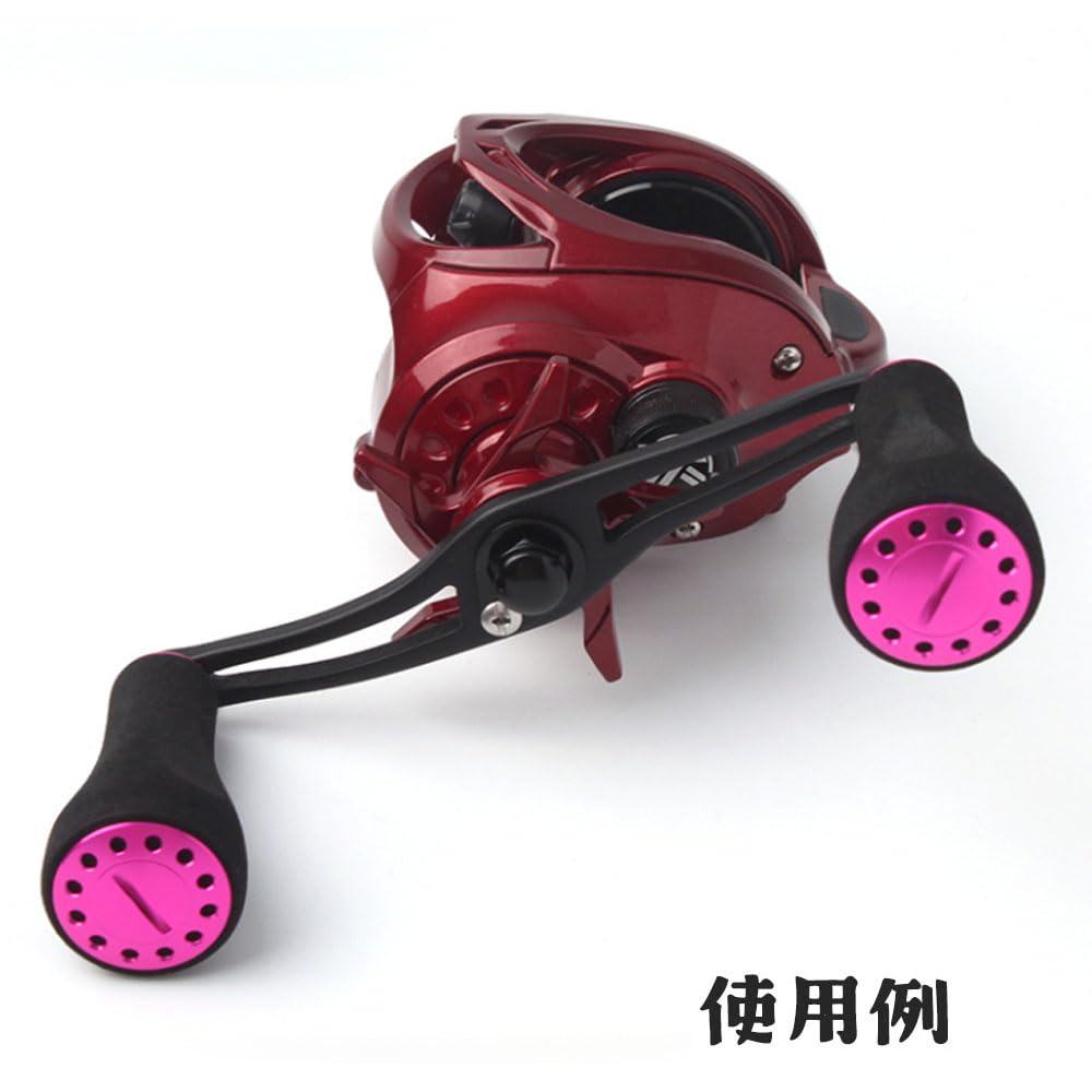 VISPREA EVA Алюминиевая ручка-кноб для катушек Shimano Baitcasting и Abu, общая длина 120 мм, межцентровое расстояние 110 мм, кастомная замена yu429, Daiwa, Garcia,