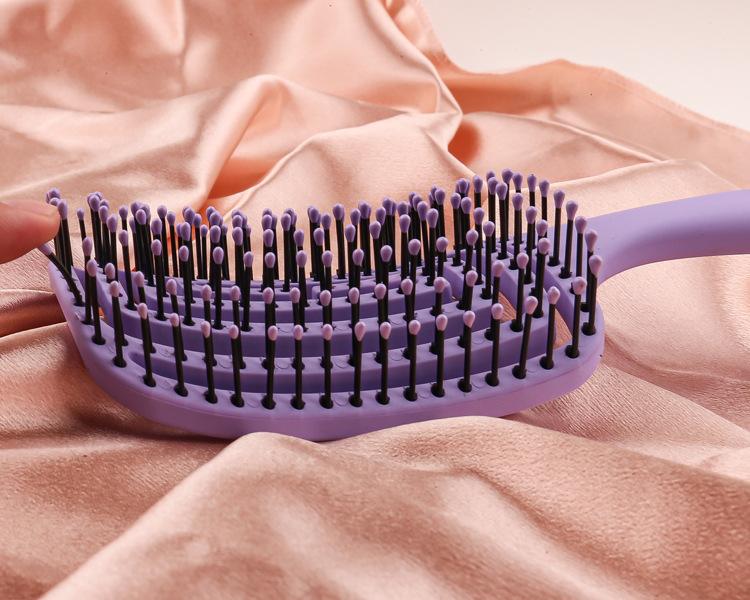Набор для укладки волос в форме москитной спирали TT Comb, для прямых волос, расческа с восемью зубьями-ребрами, полая массажная расческа