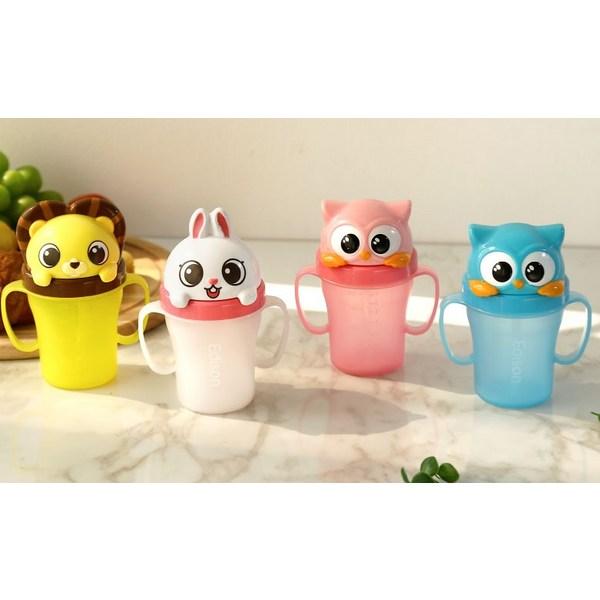 Соломенная чашка Edison Friends с защитой от проливания 3, Rabbit Raney, 1 шт, 200 мл